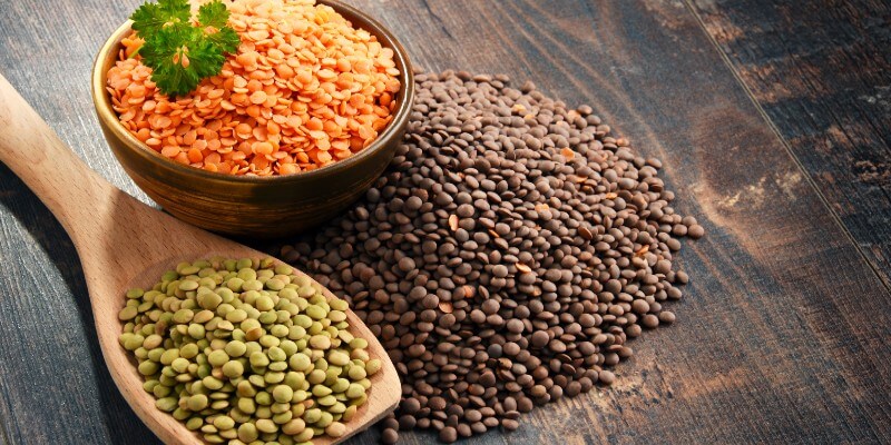 lentil selection